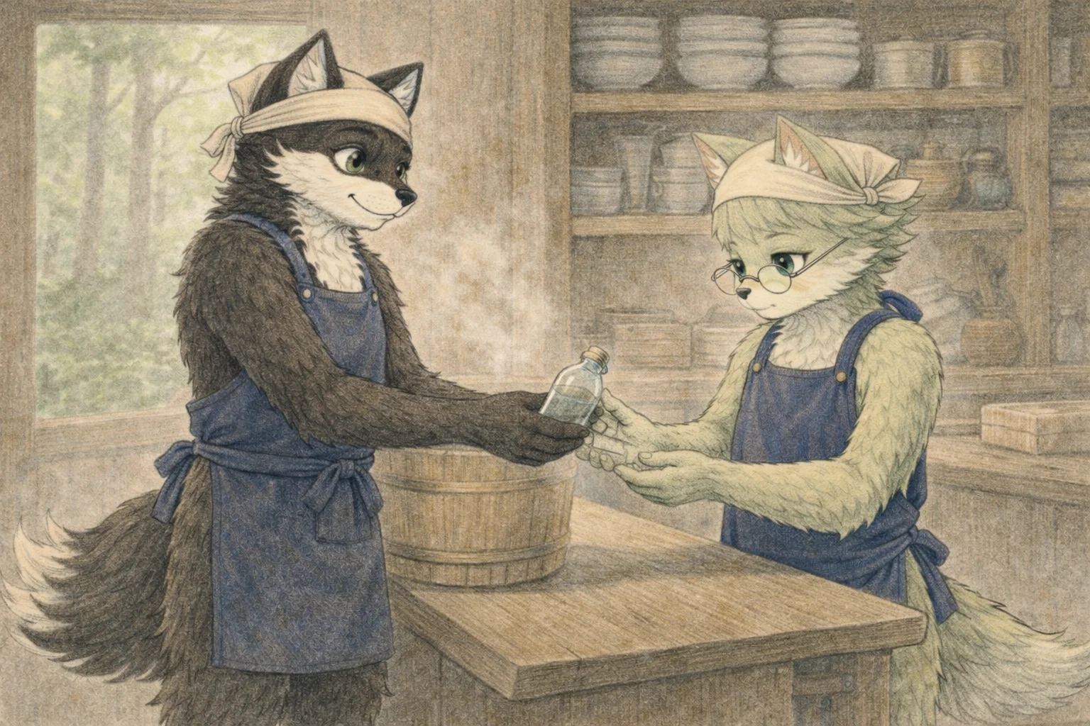 豆腐作り 第