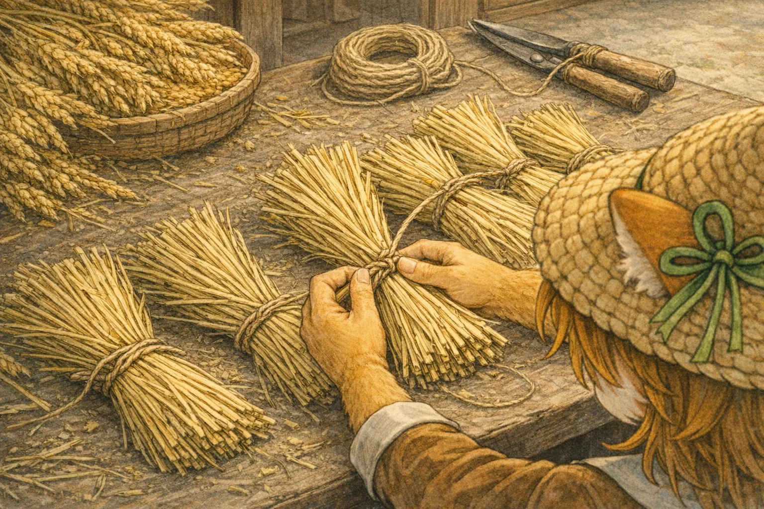 麦の着火剤 第